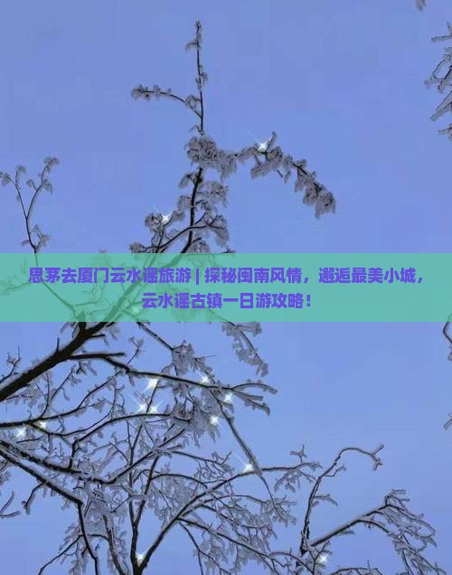 思茅去厦门云水谣旅游
