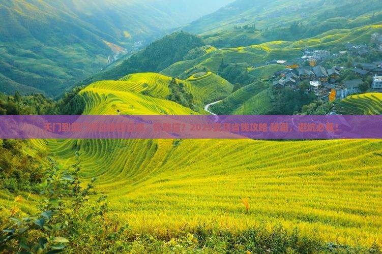 天门到厦门怀远楼四日游