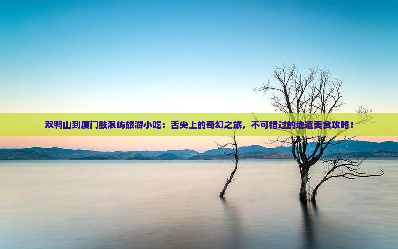 双鸭山到厦门鼓浪屿旅游小吃