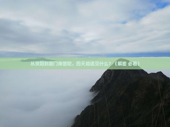 资阳到厦门南普陀四日游