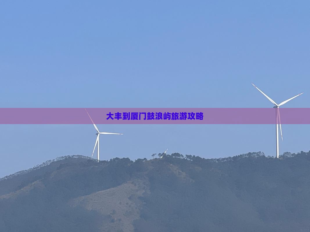 大丰到厦门鼓浪屿一日