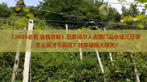 巴彦淖尔去厦门云水谣三日游