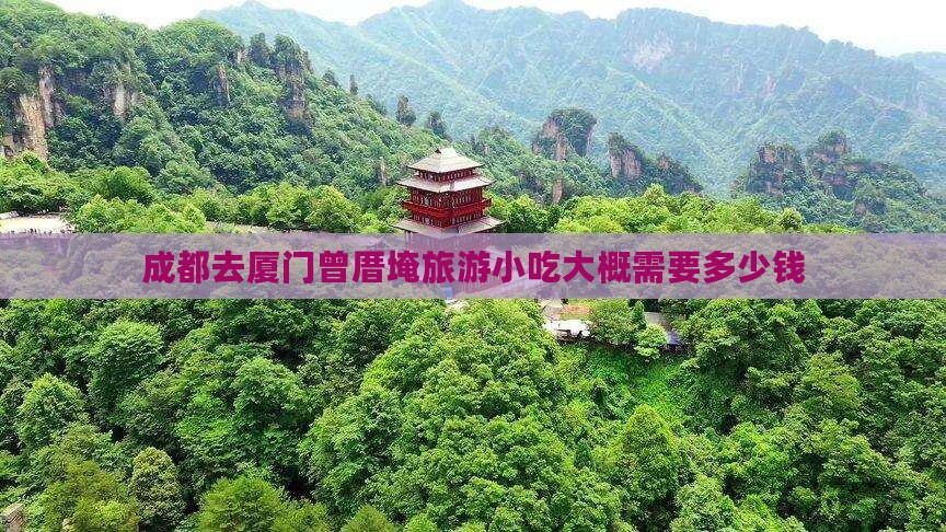 成都去厦门曾厝埯旅游小吃