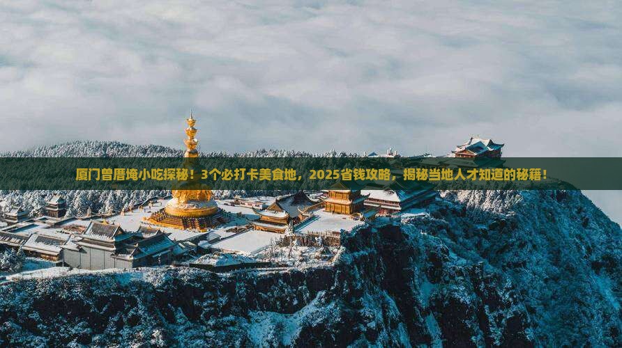 红河去厦门曾厝埯旅游小吃