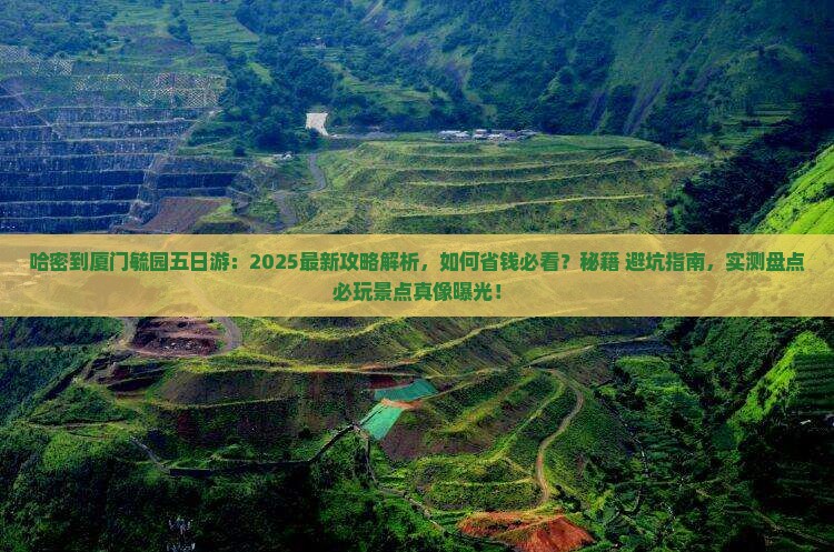 哈密到厦门毓园五日游
