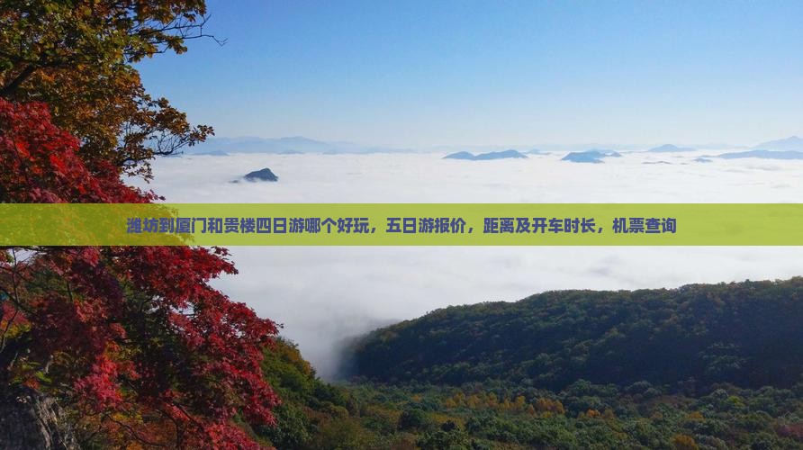 潍坊到厦门和贵楼四日游