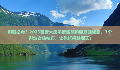来宾到西安大唐不夜城大型旅游团