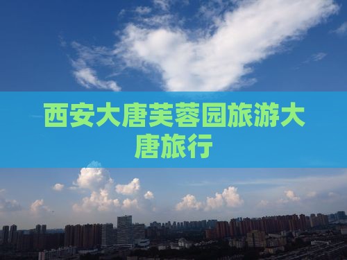 山南去西安大唐芙蓉园旅行社