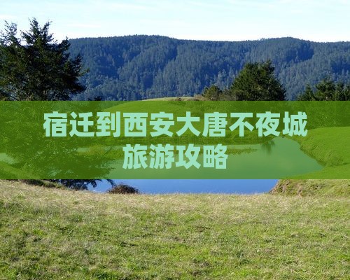 宿迁去西安大唐不夜城团体旅游
