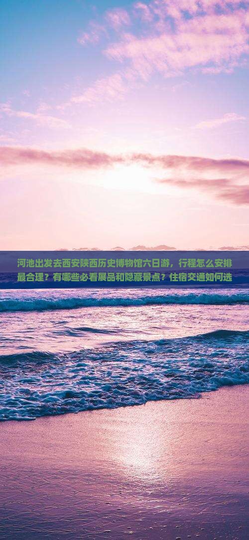 河池去西安陕西历史博物馆六日游