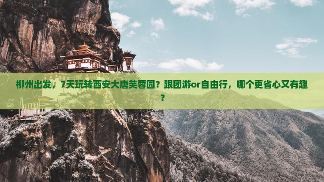 柳州到西安大唐芙蓉园七日游