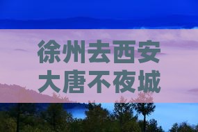 徐州去西安大唐不夜城六日游