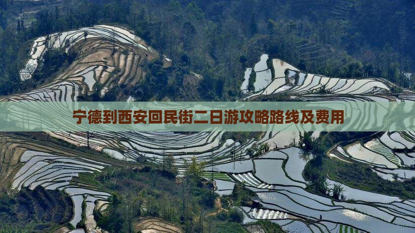 宁德到西安回民街二日游