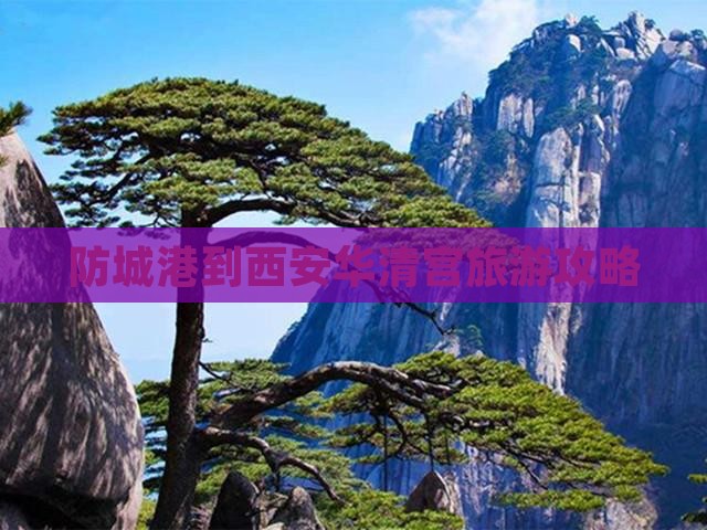 防城港到西安华清宫景点