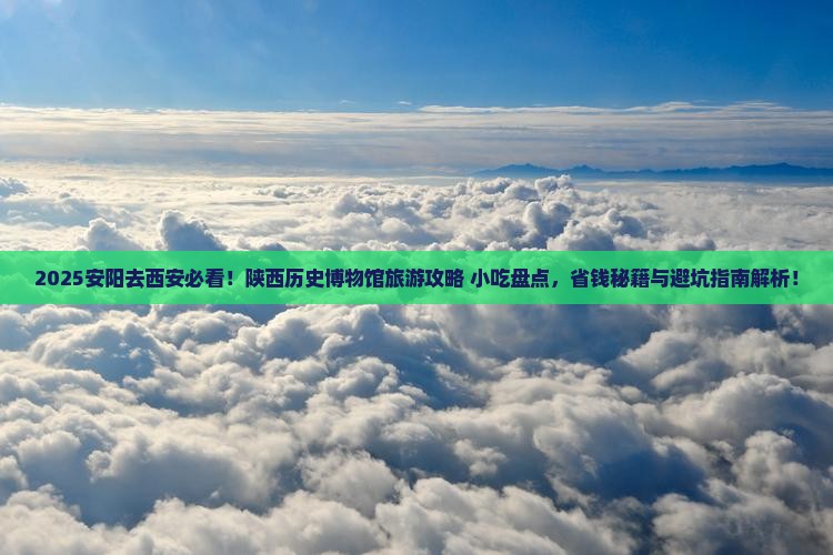 安阳去西安陕西历史博物馆旅游小吃