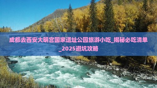 成都去西安大明宫国家遗址公园旅游小吃