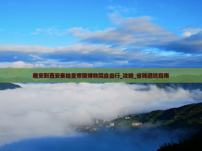 雅安到西安秦始皇帝陵博物院自由行