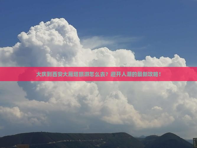 大庆到西安大雁塔旅游