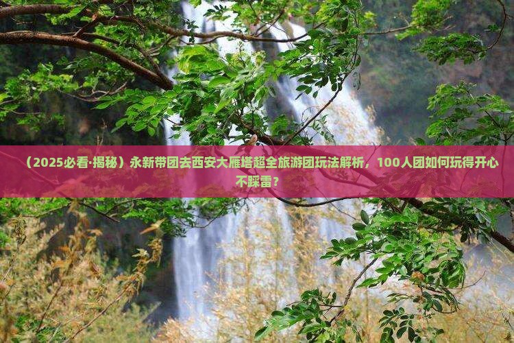 永新去西安大雁塔大型旅游团