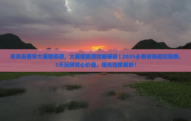 来宾去西安大雁塔旅游