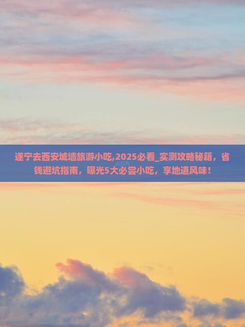 遂宁去西安城墙旅游小吃