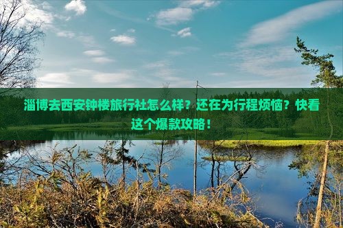 淄博去西安钟楼旅行社