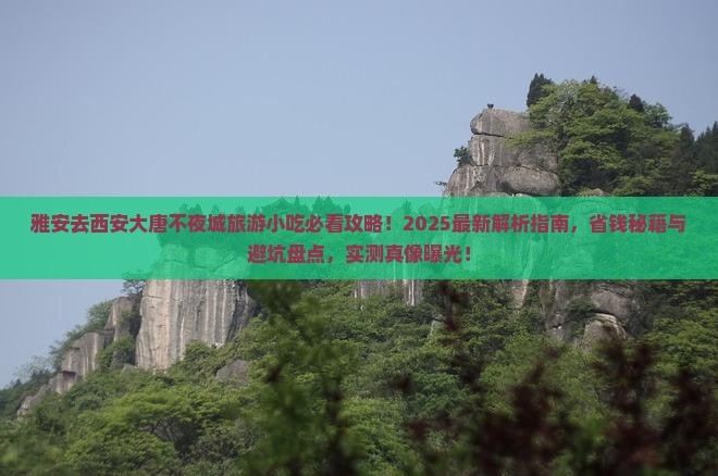 雅安去西安大唐不夜城旅游小吃