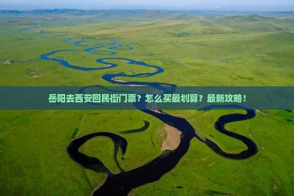 岳阳去西安回民街门票