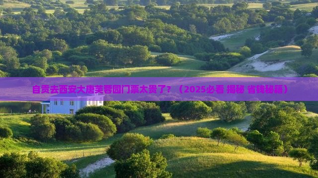 自贡去西安大唐芙蓉园门票