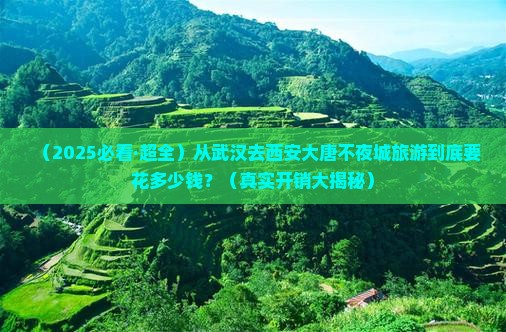 武汉到西安大唐不夜城旅游