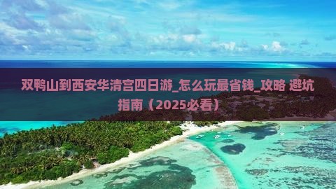 双鸭山到西安华清宫四日游 双鸭山到西安华清宫四日游