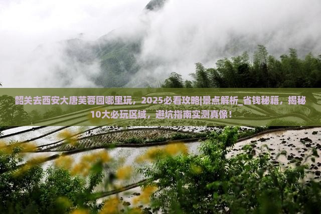 韶关去西安大唐芙蓉园哪里玩