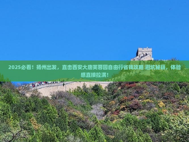 扬州去西安大唐芙蓉园自由团