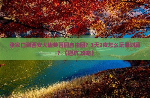 张家口到西安大唐芙蓉园自由团