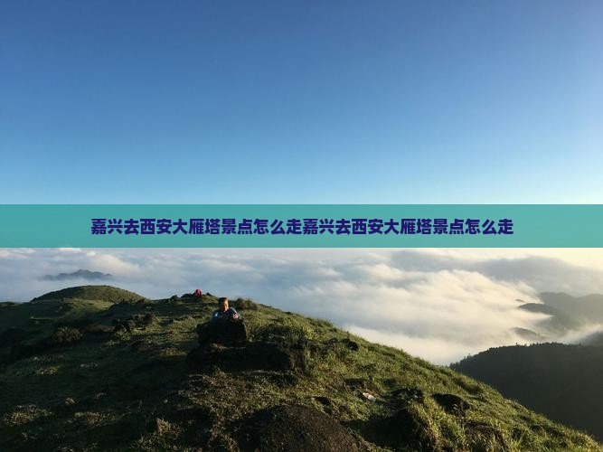 嘉兴去西安大雁塔景点