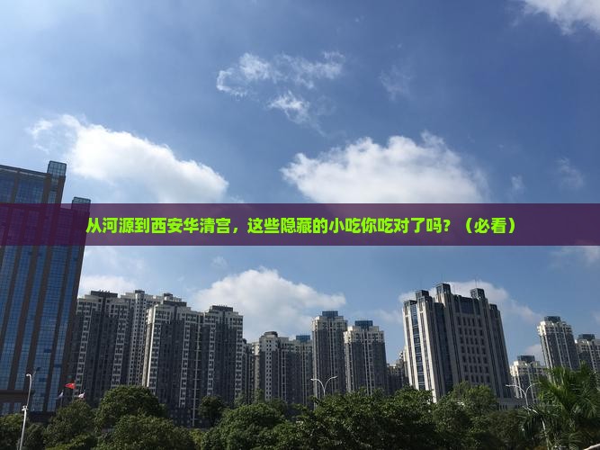 河源到西安华清宫旅游小吃