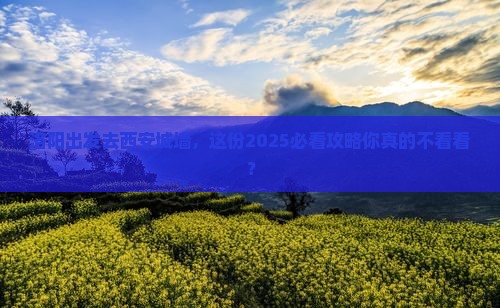 洛阳去西安城墙旅游
