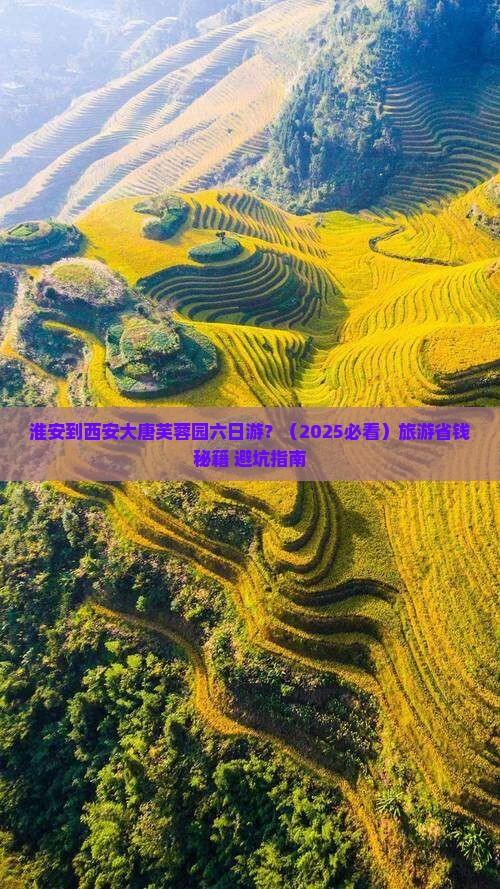 淮安到西安大唐芙蓉园六日游