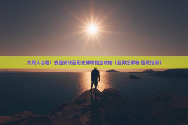 太原去西安陕西历史博物馆攻略