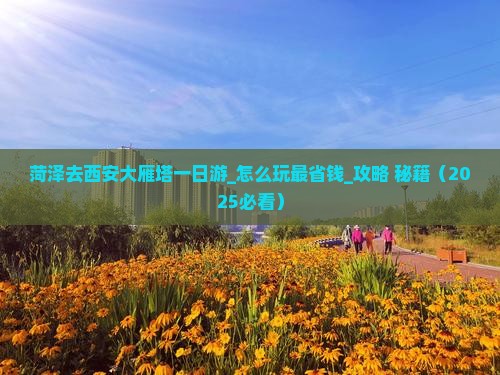 菏泽去西安大雁塔一日游