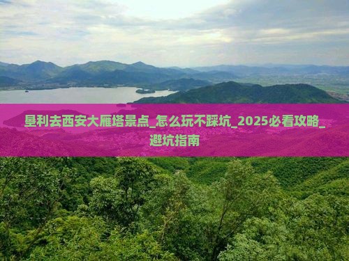 垦利去西安大雁塔景点