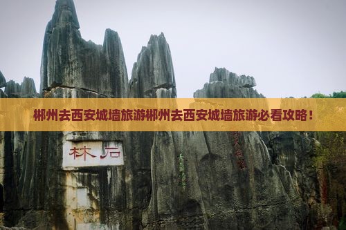 郴州去西安城墙旅游