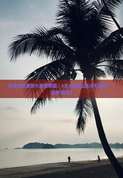 昌吉去西安大唐芙蓉园攻略