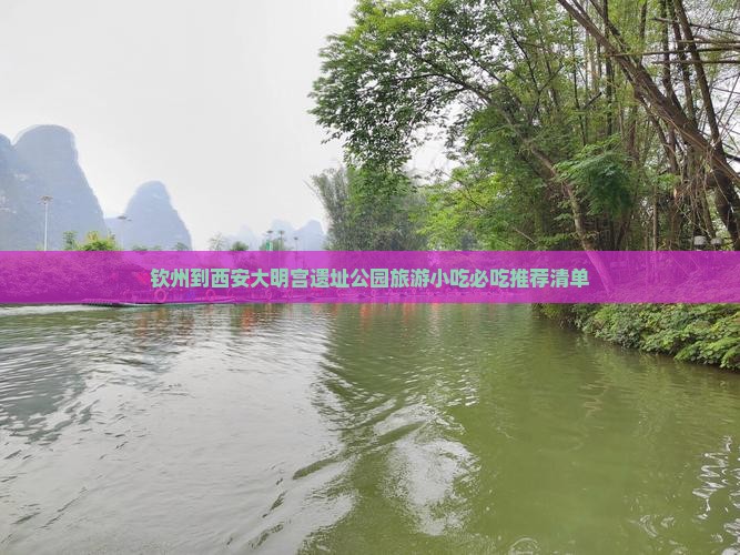 钦州到西安大明宫国家遗址公园旅游小吃