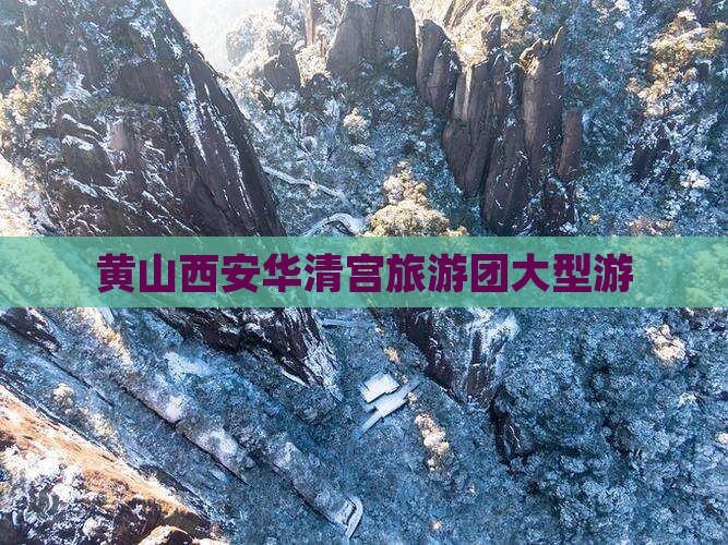 黄山去西安华清宫大型旅游团