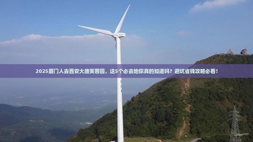 厦门到西安大唐芙蓉园必去地