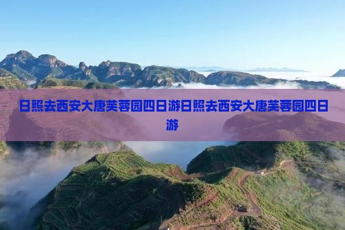 日照去西安大唐芙蓉园四日游
