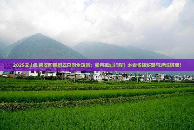 文山到西安回民街五日游