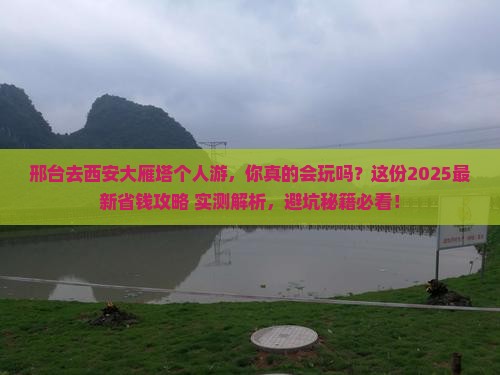 邢台去西安大雁塔个人游