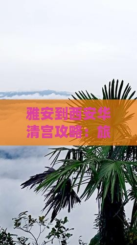雅安到西安华清宫必去地